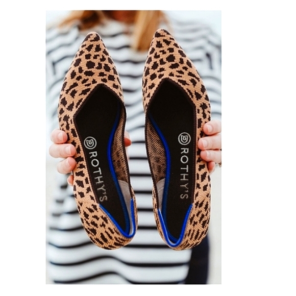 Rothy's Shoes - New Rothy’s The Point Leopard Flat Size 8